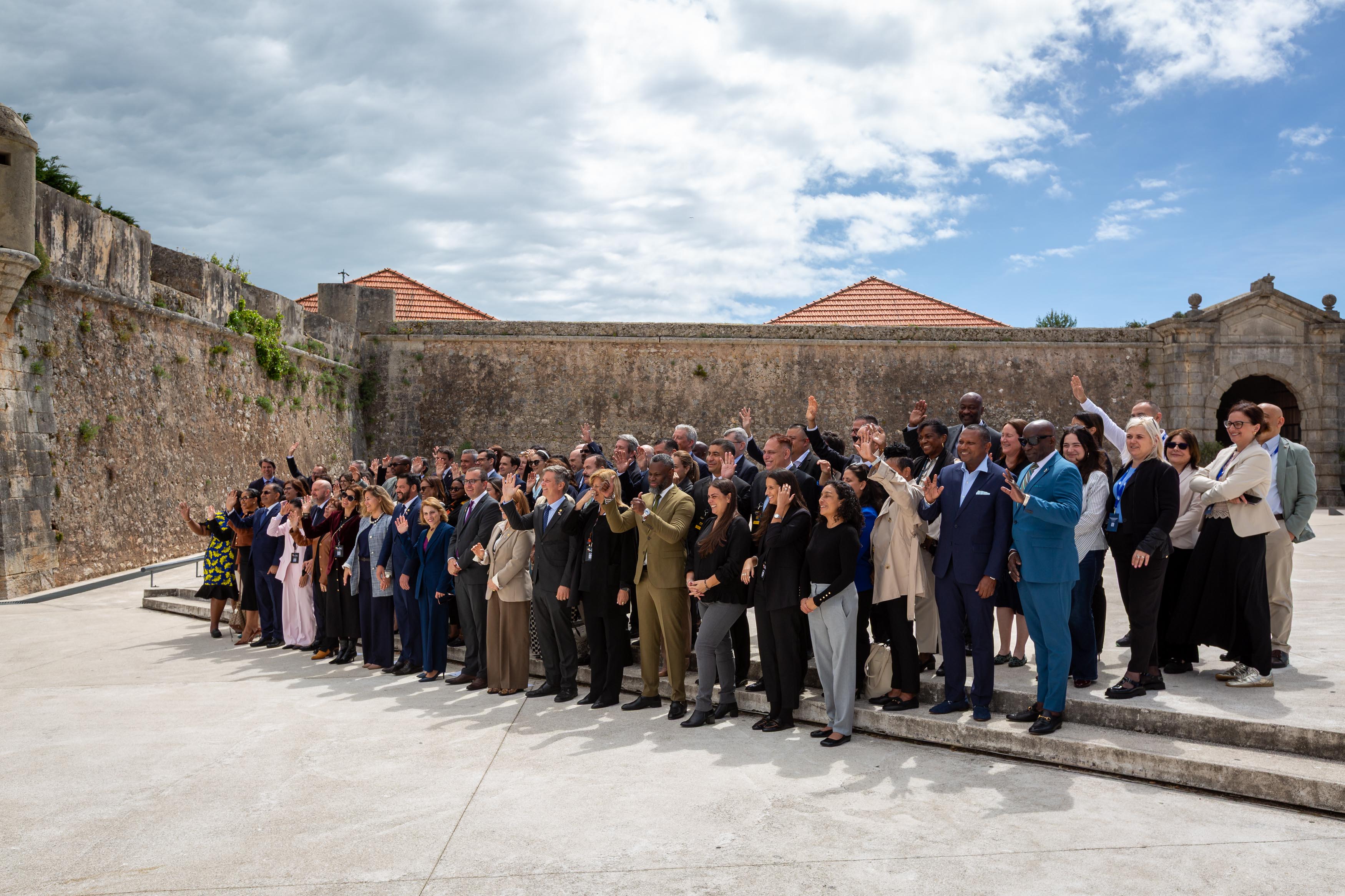 International delegation at the Cidadela de Cascais